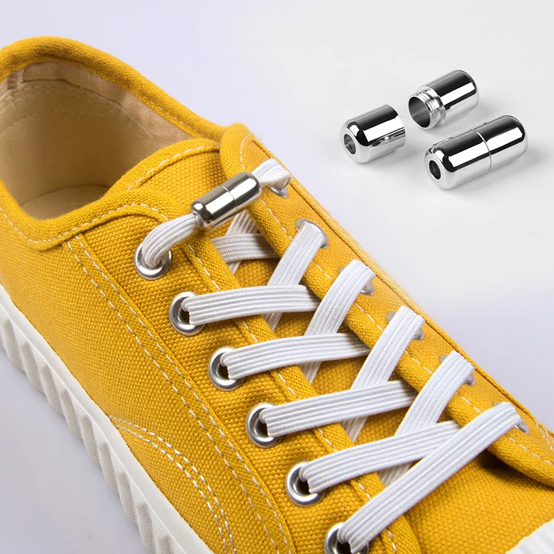 1 Pair 100cm No Tie Lazy Shoelaces Stretch Free Wild Metal Capsule Buckle Flat Elastic Shoelaces Women Men Outdoor Sports Cords
1 Pair 100cm No Tie Lazy Shoelaces Stretch Free Wild Metal Capsule Buckle Flat Elastic Shoelaces Women Men Outdoor Sports Cords