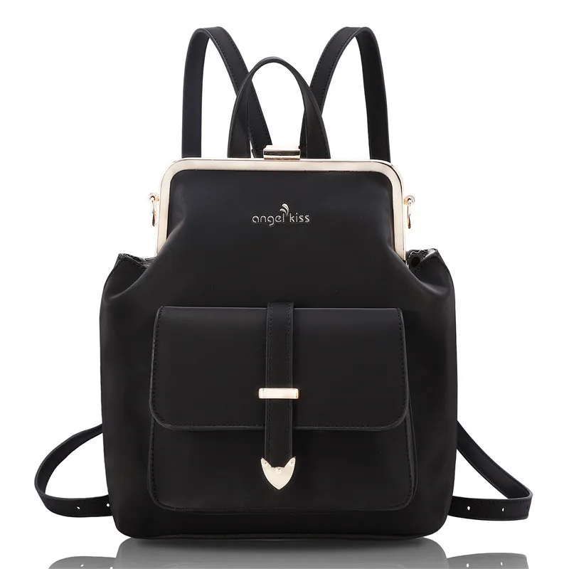 2021 New Arrival Angel Me Brand Women Small Backpack in High Quality Waterproof Thick Nylon with Gold Color Frame
2021 New Arrival Angel Me Brand Women Small Backpack in High Quality Waterproof Thick Nylon with Gold Color Frame