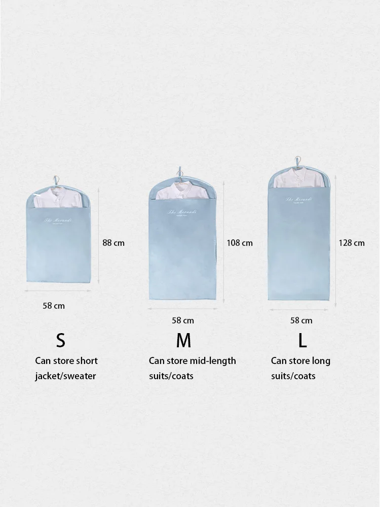 Clothes Hanging Bag Garment Bags Suit Coat Dust Cover Home Storage Bag Wardrobe Clothing Organizer Dustproof Cover Protector
Clothes Hanging Bag Garment Bags Suit Coat Dust Cover Home Storage Bag Wardrobe Clothing Organizer Dustproof Cover Protector