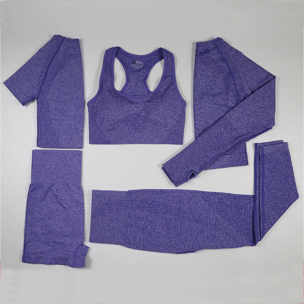 Women Seamless Yoga Set Fitness Sports Suits Gym Clothing Long Sleeve Crop Top Shirts High Waist Running Leggings Workout Pants
Women Seamless Yoga Set Fitness Sports Suits Gym Clothing Long Sleeve Crop Top Shirts High Waist Running Leggings Workout Pants