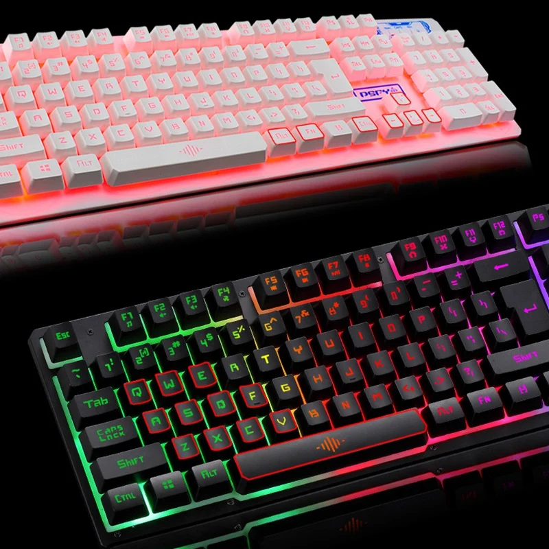 K13 Gaming Wired Keyboard Mouse Set Mute Button RGB Backlight Mechanical Keyboard for Pc Laptop
K13 Gaming Wired Keyboard Mouse Set Mute Button RGB Backlight Mechanical Keyboard for Pc Laptop
