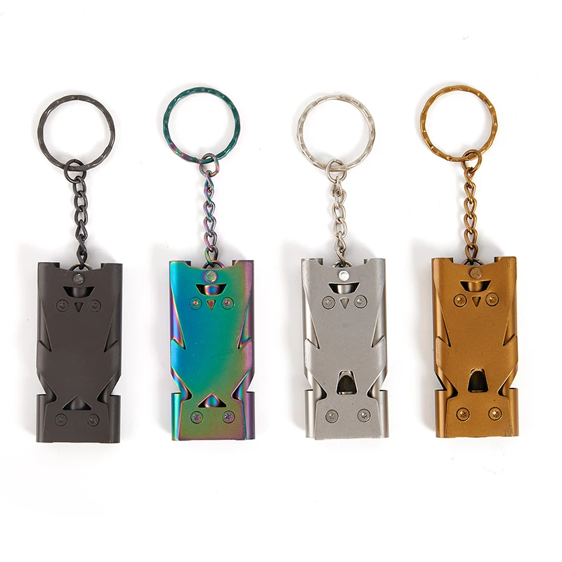 High Decibel Whistle EDC Whistle Tool Outdoor Survival Cheerleading Whistle Portable Triple Pipe Emergency SOS Whistle Keychain
High Decibel Whistle EDC Whistle Tool Outdoor Survival Cheerleading Whistle Portable Triple Pipe Emergency SOS Whistle Keychain