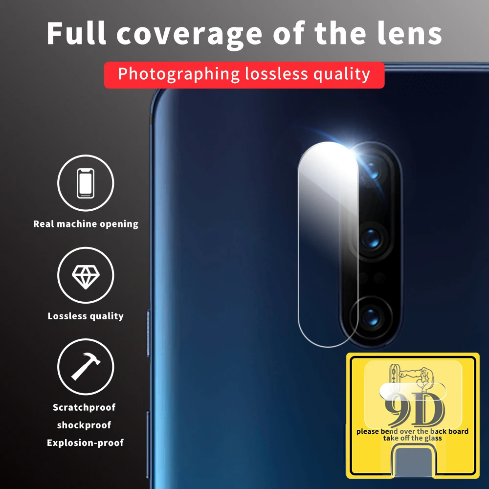 Задняя крышка объектива камеры из прозрачного закаленного стекла для OnePlus 7 Pro 6T 6