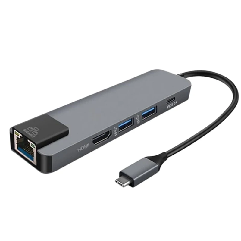 Док-станция с USB C на Ethernet 4K HDMI-совместимый адаптер USB 3,0 с портом RJ45 1000 Мбит/с для профессионального ноутбука
Док-станция с USB C на Ethernet 4K HDMI-совместимый адаптер USB 3,0 с портом RJ45 1000 Мбит/с для профессионального ноутбука