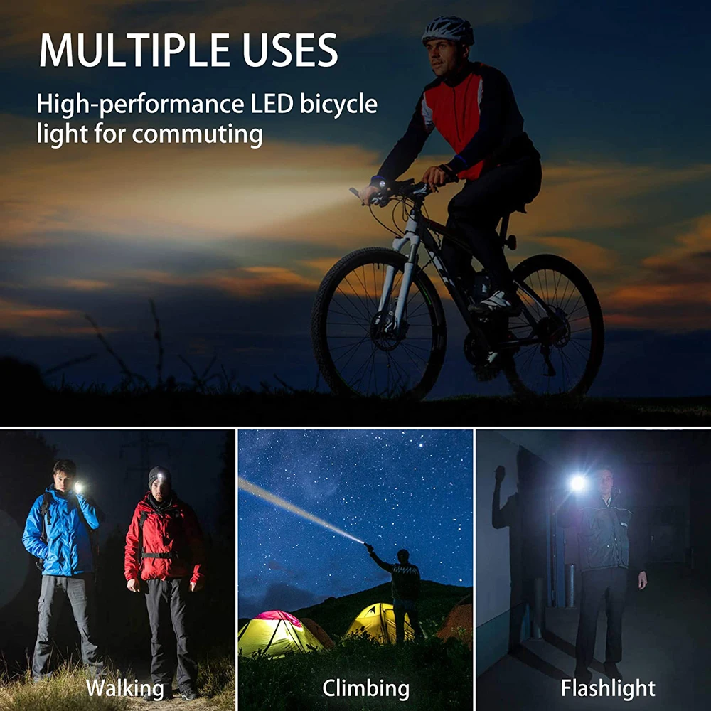 4000mAh Smart Induction Bicycle Front Light Set USB Rechargeable 800 Lumen LED Head Light with Horn Bike Lamp Cycling FlashLight
4000mAh Smart Induction Bicycle Front Light Set USB Rechargeable 800 Lumen LED Head Light with Horn Bike Lamp Cycling FlashLight