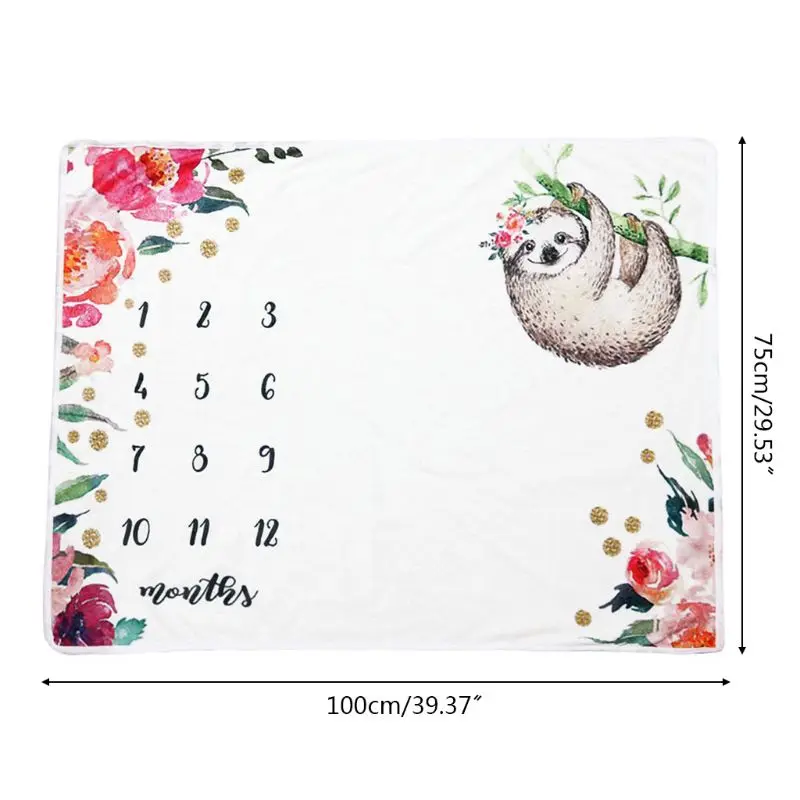 Baby Monthly Record Growth Milestone Blanket Newborn Swaddle Wrap Photography Props Creative Background Cloth Infant Gifts
Baby Monthly Record Growth Milestone Blanket Newborn Swaddle Wrap Photography Props Creative Background Cloth Infant Gifts