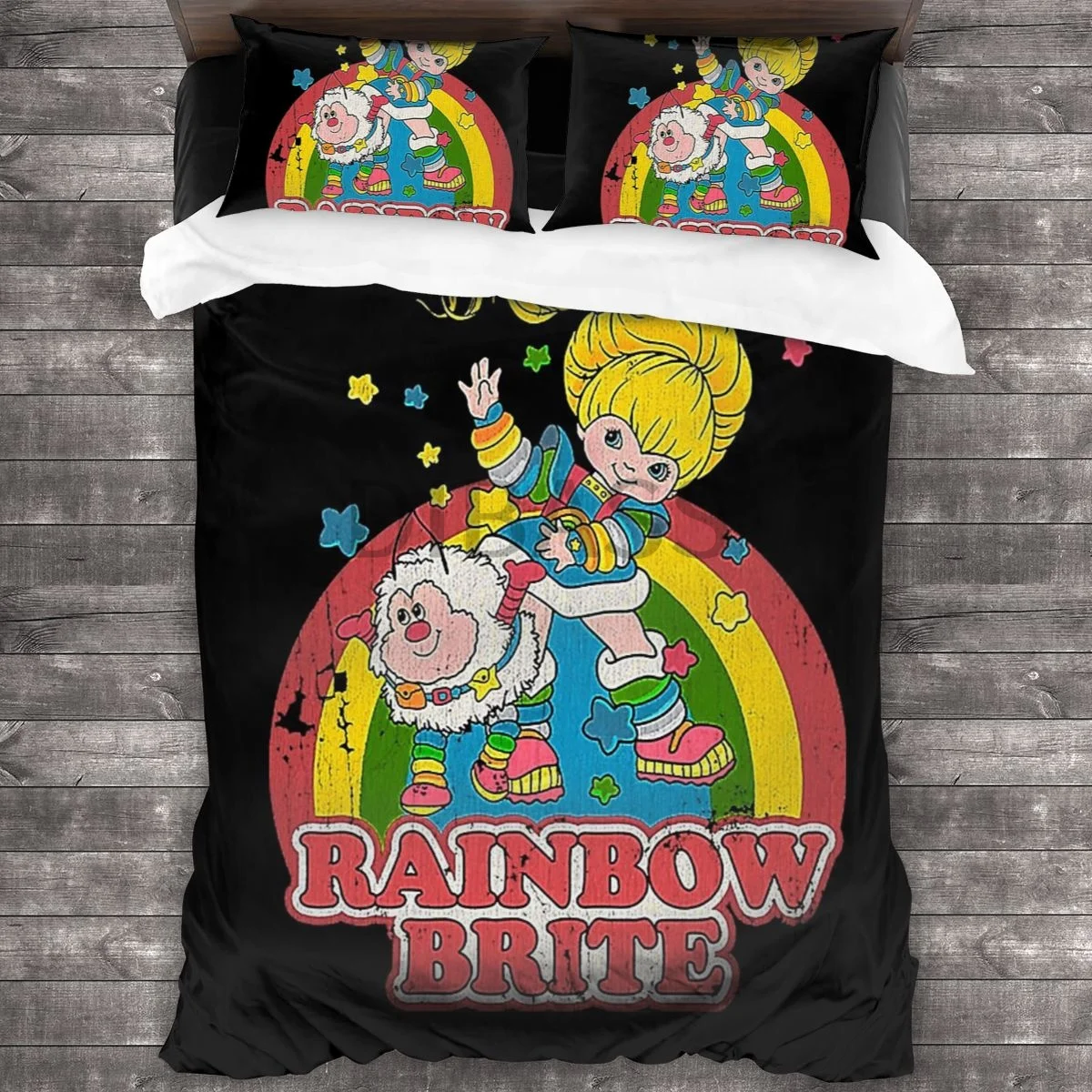 Rainbow Brite, Made In 80s Comforter Set with 2 Pillowcases,Soft Microfiber Bedding Set Duvet Cover
Rainbow Brite, Made In 80s Comforter Set with 2 Pillowcases,Soft Microfiber Bedding Set Duvet Cover