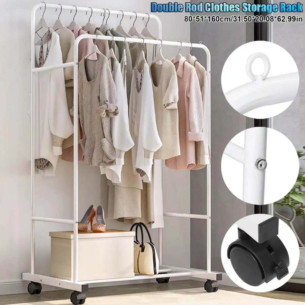 Floor Drying Rack Double Rod Telescopic Lifting Mobile Clothes Rail Clothes Rack Hanger Reinforced Coat Rack+universal wheel
Floor Drying Rack Double Rod Telescopic Lifting Mobile Clothes Rail Clothes Rack Hanger Reinforced Coat Rack+universal wheel