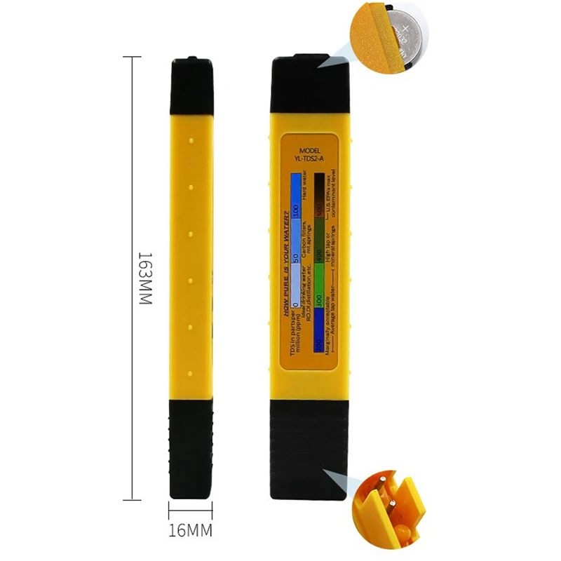 Three-In-One Water Quality Test Pen Can Measure Conductivity and Temperature Water Quality Testing Instrument
Three-In-One Water Quality Test Pen Can Measure Conductivity and Temperature Water Quality Testing Instrument