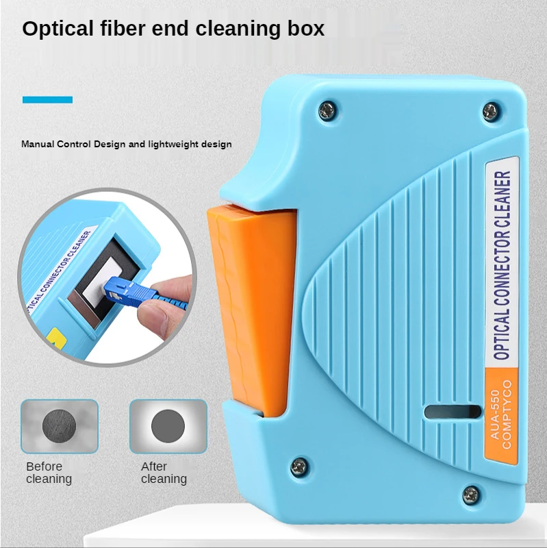 Optical Fiber Cleaning Box Optical Connector Cleaner Cassette Fiber Optic Jumper End Face Cleaner Optical Fiber Cleaning Tool
Optical Fiber Cleaning Box Optical Connector Cleaner Cassette Fiber Optic Jumper End Face Cleaner Optical Fiber Cleaning Tool