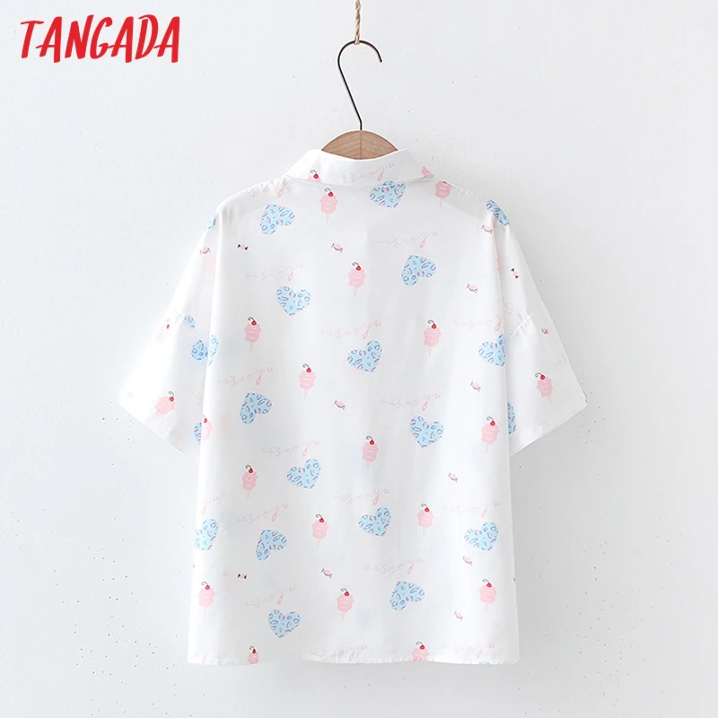 Tangada Women Funny Print Summer Blouse Shirt Short Sleeve 2021 Chic Female Shirt Tops 5N09
Tangada Women Funny Print Summer Blouse Shirt Short Sleeve 2021 Chic Female Shirt Tops 5N09