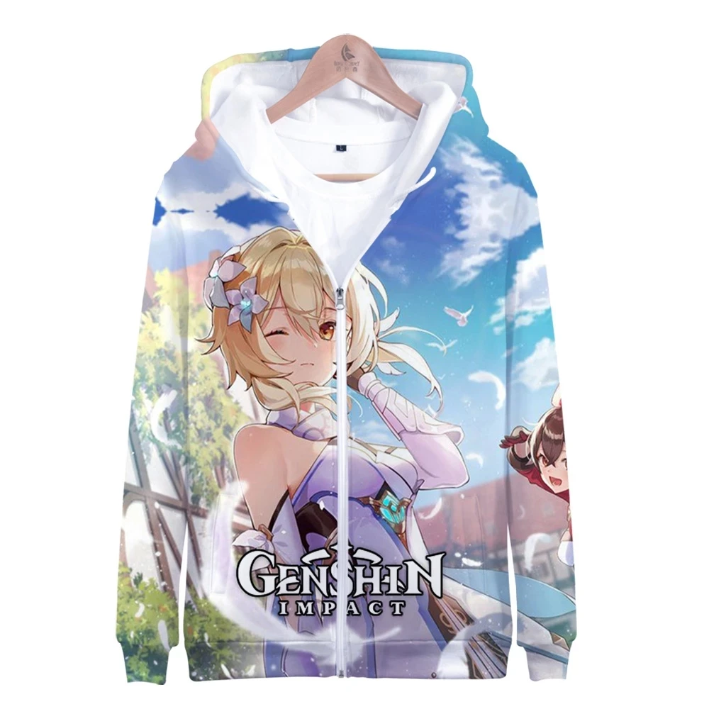Popular Cosplay Game Genshin Impact Zipper Hoodies Leisure Adult/child 3D Print Sweatshirts Long Sleeve Boys/girls Jacket Coats
Popular Cosplay Game Genshin Impact Zipper Hoodies Leisure Adult/child 3D Print Sweatshirts Long Sleeve Boys/girls Jacket Coats