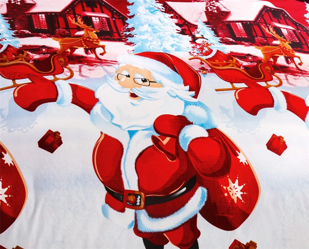2020 Christmas Santa Claus 4pcs/set Bedclothes Polyester Bed Cover Set with Pillowcase Sheet Adult Bed Bedding Set 200x230cm
2020 Christmas Santa Claus 4pcs/set Bedclothes Polyester Bed Cover Set with Pillowcase Sheet Adult Bed Bedding Set 200x230cm