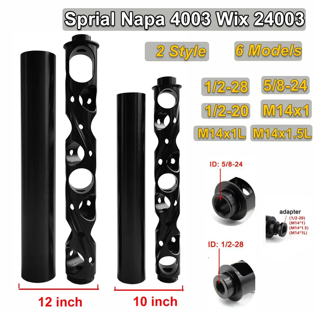 2 Style 6 Models New Spiral Fuel Filter Solvent Trap for Napa 4003 Wix 24003 Filter Suppressor
2 Style 6 Models New Spiral Fuel Filter Solvent Trap for Napa 4003 Wix 24003 Filter Suppressor