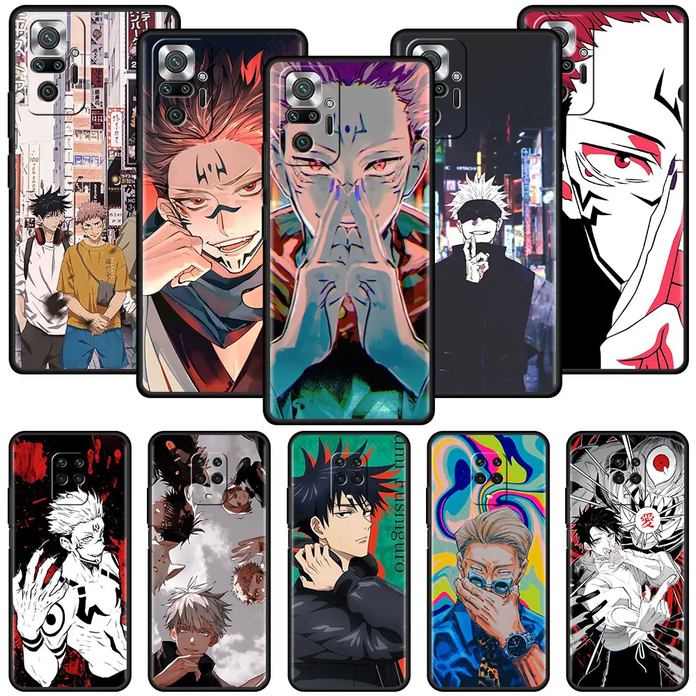 Jujutsu Kaisen Case for Xiaomi Poco X3 NFC M3 Pocophone F1 F3 GT Redmi K40 Pro For Mi 10T Pro Soft Phone Cover
Jujutsu Kaisen Case for Xiaomi Poco X3 NFC M3 Pocophone F1 F3 GT Redmi K40 Pro For Mi 10T Pro Soft Phone Cover