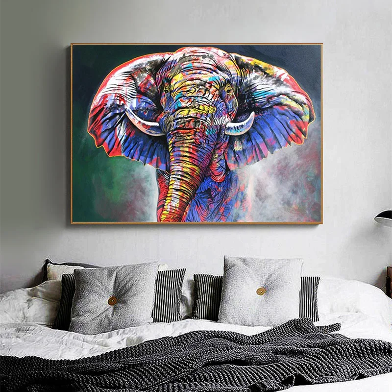 Abstract Graffiti Animal Wall Art Canvas Painting Picture Elephant Posters On The Wall Home Living Room Decor Cuadro Frameless
Abstract Graffiti Animal Wall Art Canvas Painting Picture Elephant Posters On The Wall Home Living Room Decor Cuadro Frameless