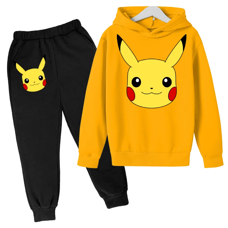 Pikachu Hoodie Pokemon Hoodie Game Hoodie Set Autumn Children Hoodie+Pants 2-Piece Set Teen Cute Hoodie 4-14Y Little Boy Clothes
Pikachu Hoodie Pokemon Hoodie Game Hoodie Set Autumn Children Hoodie+Pants 2-Piece Set Teen Cute Hoodie 4-14Y Little Boy Clothes