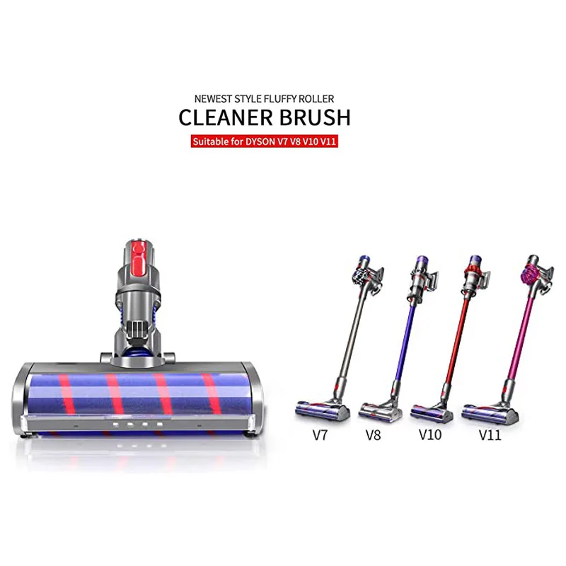 Motorized Floor Brush Head Tool For Dyson V7 V8 V10 V11 Vacuum Cleaner Soft Sweeper Roller Head Floor Brush Replacement
Motorized Floor Brush Head Tool For Dyson V7 V8 V10 V11 Vacuum Cleaner Soft Sweeper Roller Head Floor Brush Replacement