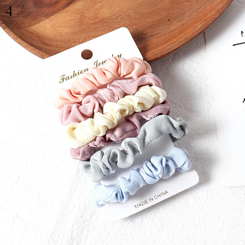 Scrunchie Hairband For Women Girls Elastic Hair Rubber Bands Hair Accessories Headband Ponytail Holder Candy Color Sweet Cute
Scrunchie Hairband For Women Girls Elastic Hair Rubber Bands Hair Accessories Headband Ponytail Holder Candy Color Sweet Cute