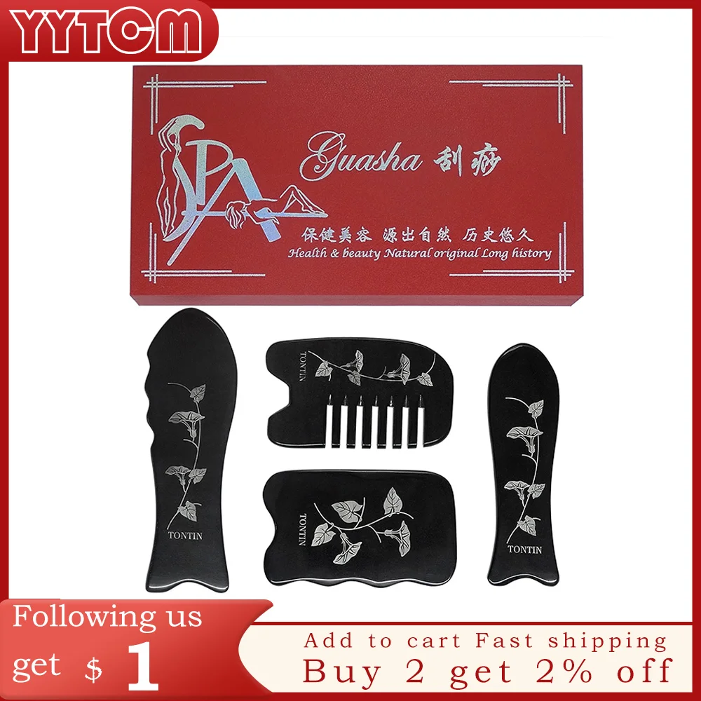 Tontin New Buffalo Ox Horn Beauty Massage Guasha scraping tool set gua sha tools massaging guasha massage for face
Tontin New Buffalo Ox Horn Beauty Massage Guasha scraping tool set gua sha tools massaging guasha massage for face