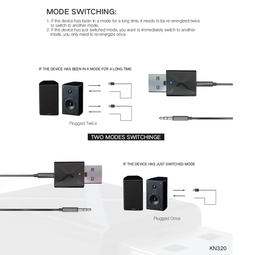 2 in 1 Bluetooth 5.0 Audio Receiver Transmitter 3.5mm AUX Bluetooth Transmitter Reciver Wireless Adapter For TV PC Car Phone
2 in 1 Bluetooth 5.0 Audio Receiver Transmitter 3.5mm AUX Bluetooth Transmitter Reciver Wireless Adapter For TV PC Car Phone
