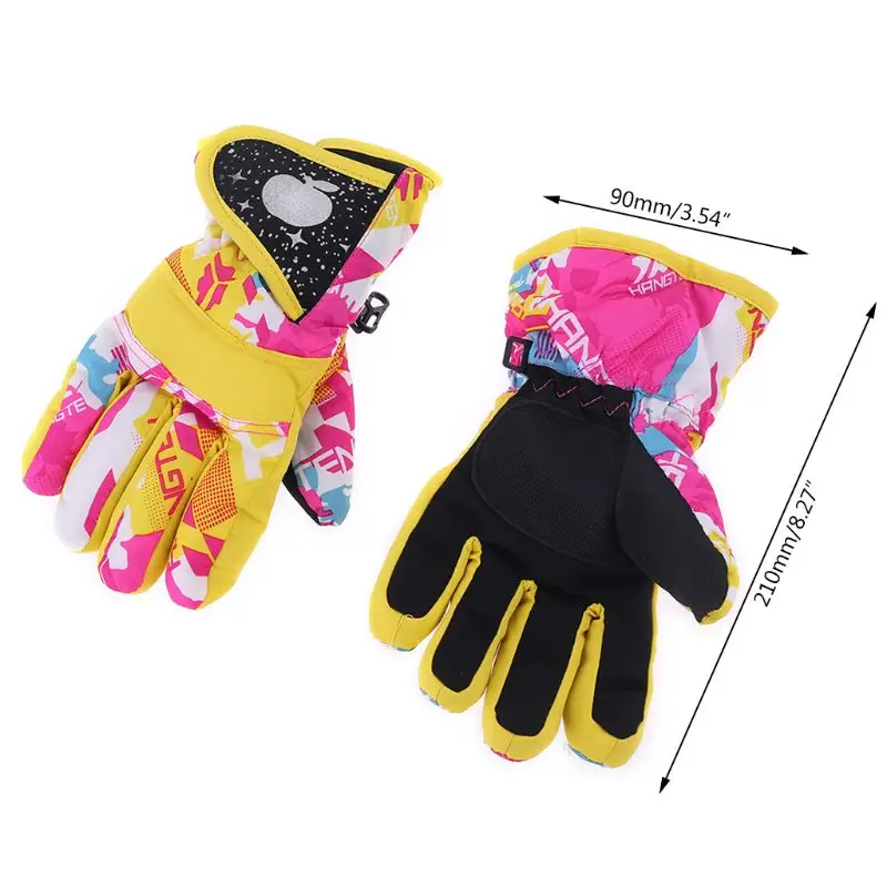 Waterproof Winter Skiing Snowboarding Gloves Warm Mittens For Kids Full-Finger Gloves Strap for Sports, Skiing, Cycling
Waterproof Winter Skiing Snowboarding Gloves Warm Mittens For Kids Full-Finger Gloves Strap for Sports, Skiing, Cycling