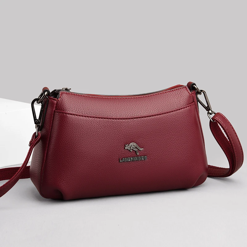 Lychee Pattern Shoulder Bags for Women Luxury Soft Leather Crossbody Bag Brand Design Messenger Bag Ladies Vintage Handbags Sac
Lychee Pattern Shoulder Bags for Women Luxury Soft Leather Crossbody Bag Brand Design Messenger Bag Ladies Vintage Handbags Sac