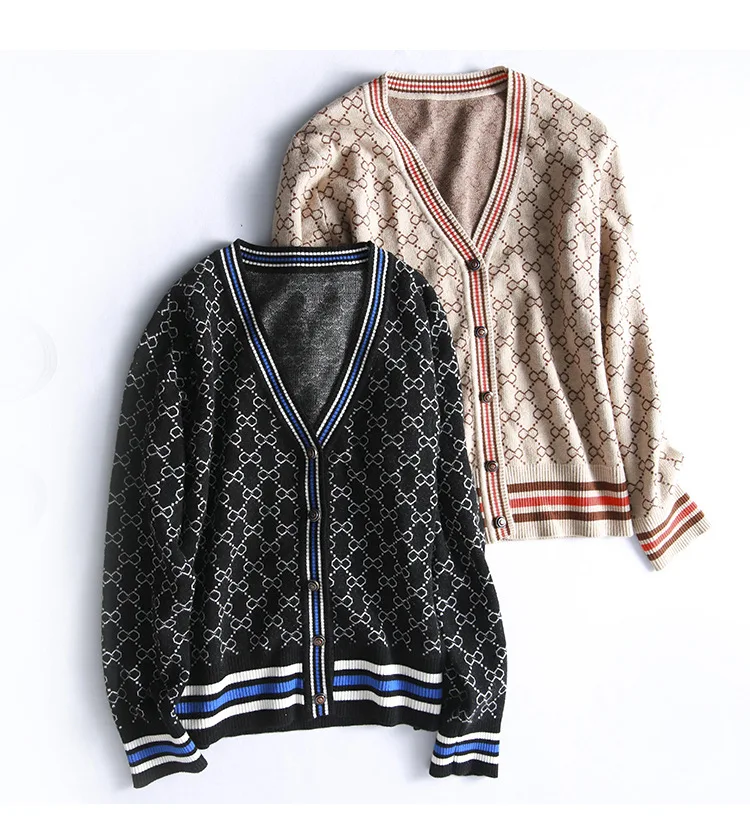 UVRCOS Women's Clothing Korean Autumn 2020 New Fashion Sweater Cardigan Women's Sweater Loose Coat Retro Sweater 
UVRCOS Women's Clothing Korean Autumn 2020 New Fashion Sweater Cardigan Women's Sweater Loose Coat Retro Sweater