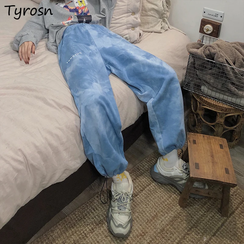 Tie-dye Print Casual Pants Women Loose Wide Leg Trousers High Waist Streetwear Hip-hop Unisex Joggers Korean Fashion Ins Leisure
Tie-dye Print Casual Pants Women Loose Wide Leg Trousers High Waist Streetwear Hip-hop Unisex Joggers Korean Fashion Ins Leisure