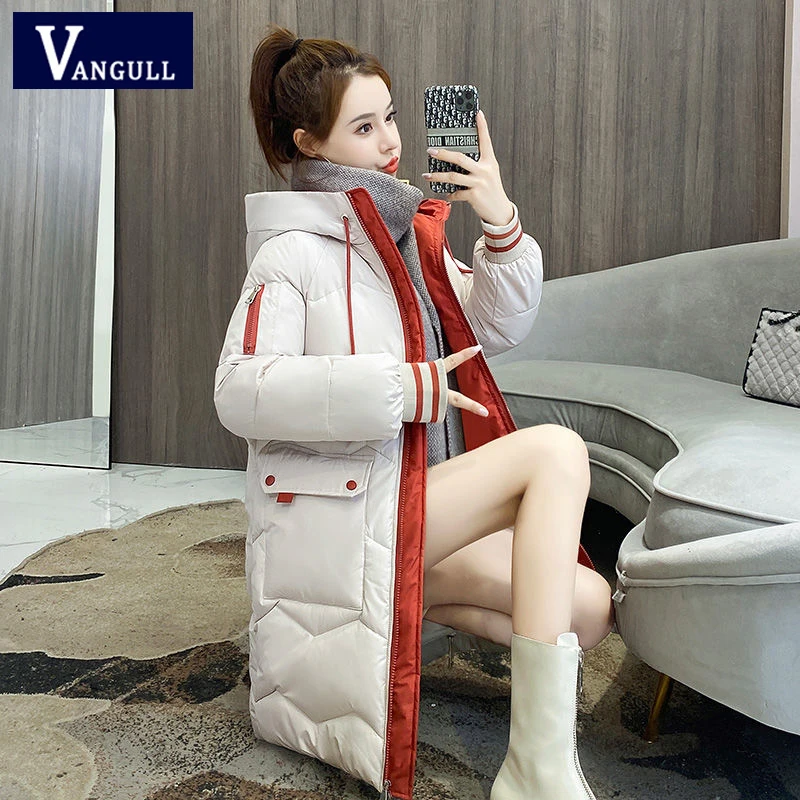 Vangull новинка Женская длинная куртка с капюшоном Корейская версия свободный пуховик в стиле преппи зимняя теплая Повседневная женская утепл...
Vangull новинка Женская длинная куртка с капюшоном Корейская версия свободный пуховик в стиле преппи зимняя теплая Повседневная женская утепл...