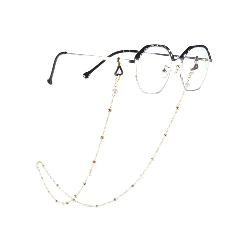 European and American Classic Style Glasses Chain for Women Metal Beads Fashion Jewelry White Pearl Chaine Lunettes Accessories
European and American Classic Style Glasses Chain for Women Metal Beads Fashion Jewelry White Pearl Chaine Lunettes Accessories