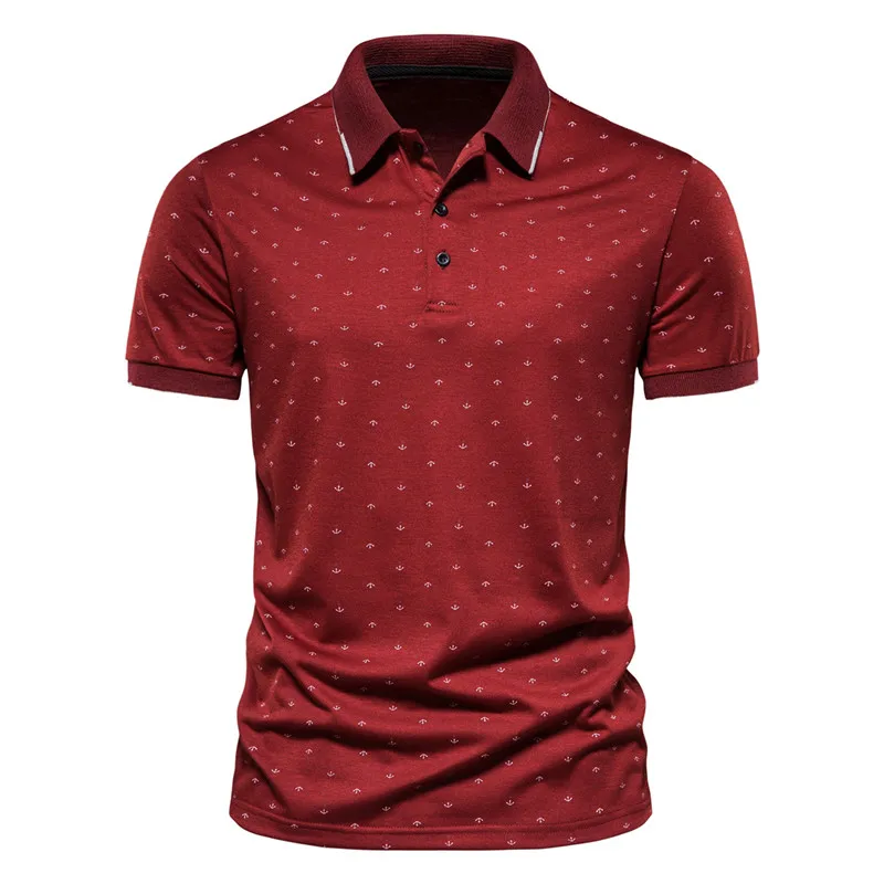 2021 New Summer Fashion Fashion Men's Polos Printed Lapel Slim Business Casual Short Sleeve Polo Shirts Branded men's clothing
2021 New Summer Fashion Fashion Men's Polos Printed Lapel Slim Business Casual Short Sleeve Polo Shirts Branded men's clothing