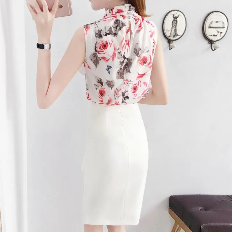 Ladies suit skirt female 2021 new summer fashion chiffon shirt with white bag hip skirt two-piece temperament trend
Ladies suit skirt female 2021 new summer fashion chiffon shirt with white bag hip skirt two-piece temperament trend