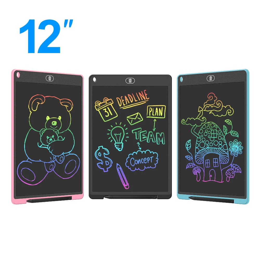 LCD Writing Tablet, Big Size, 12inches Electronic Graphic Tablet, Writing&Drawing Doodle Board with Memory Lock for Home, School
LCD Writing Tablet, Big Size, 12inches Electronic Graphic Tablet, Writing&Drawing Doodle Board with Memory Lock for Home, School