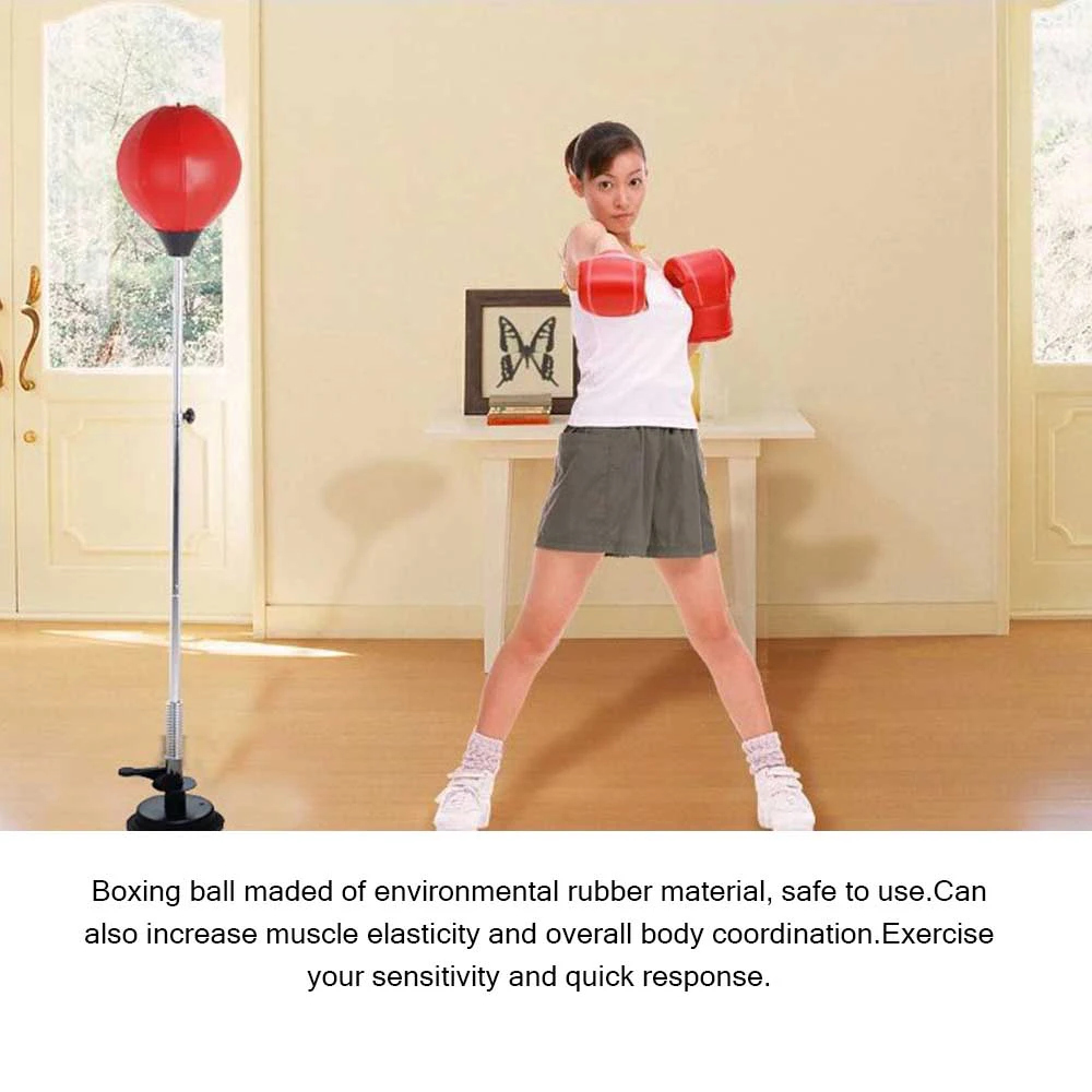 Vertical Boxing Ball Speed Punch Ball Sandbag Bag Sports Goods Children Adult Fitness Boxing Reflex ball Gym Home Training
Vertical Boxing Ball Speed Punch Ball Sandbag Bag Sports Goods Children Adult Fitness Boxing Reflex ball Gym Home Training