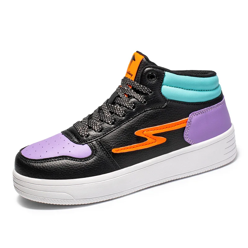 Leather Sports Flats Breathable Casual Shoes For Men Sneakers Couple Shoes Multicolor Stitching Comfort Running Sneakers Shoes
Leather Sports Flats Breathable Casual Shoes For Men Sneakers Couple Shoes Multicolor Stitching Comfort Running Sneakers Shoes
