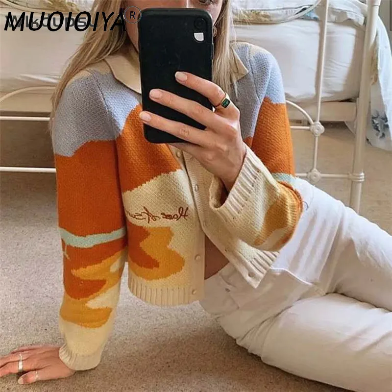 Женский короткий шерстяной свитер Bella Хадид, вязаный кардиган с принтом, топы для девушек, модная уличная одежда, вязаная трикотажная одежда
Женский короткий шерстяной свитер Bella Хадид, вязаный кардиган с принтом, топы для девушек, модная уличная одежда, вязаная трикотажная одежда