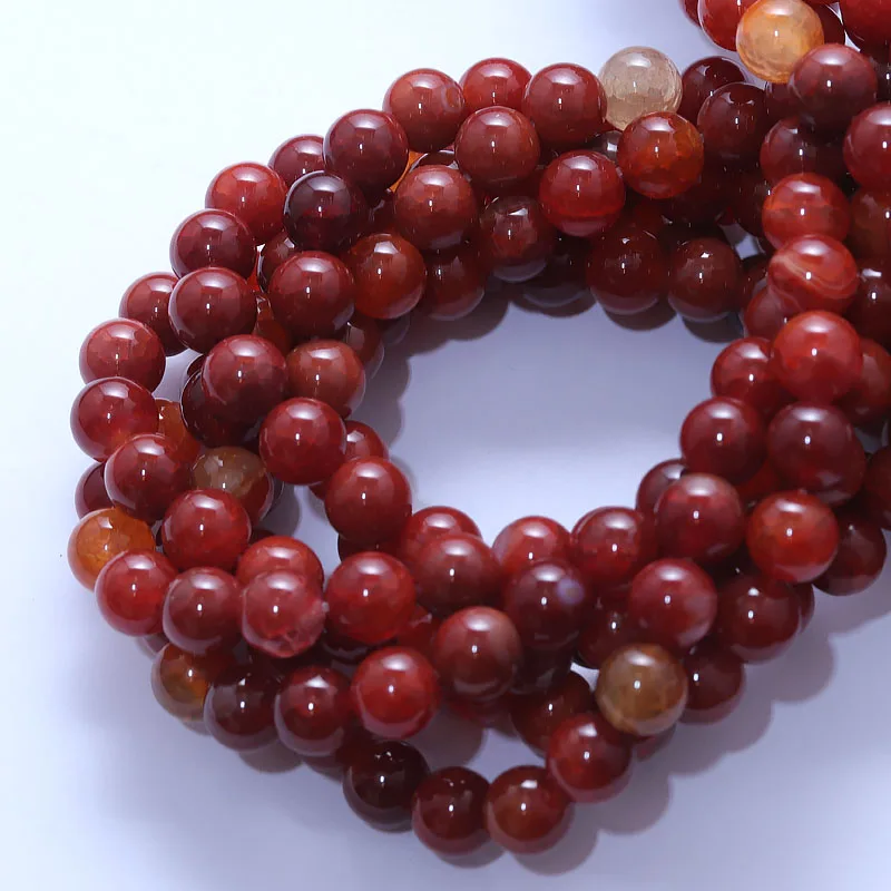 Natural Stone Red Ice Flower Agate Stone Beads 6 8 10 MM Charms Bracelet Necklace Handicraft Diy Beads For Jewelry Making
Natural Stone Red Ice Flower Agate Stone Beads 6 8 10 MM Charms Bracelet Necklace Handicraft Diy Beads For Jewelry Making
