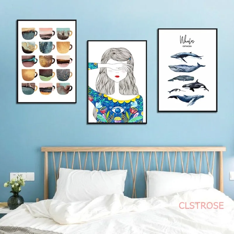 Nordic Home Decoration Pop Art Poster Fresh Beauty Girl Color Cups Canvas Painting Modular Wall Picture For Living Room No Frame
Nordic Home Decoration Pop Art Poster Fresh Beauty Girl Color Cups Canvas Painting Modular Wall Picture For Living Room No Frame
