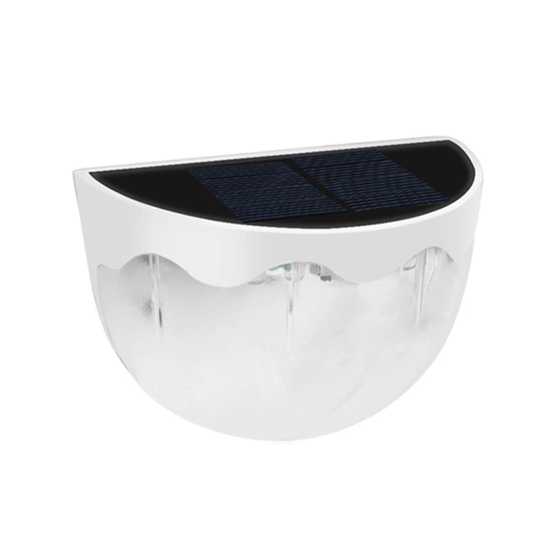Solar Lights Outdoors LED Colored Light Semicircle Wall Lamp Fence Lamp Waterproof Garden Park Path Corridor Decorative 1pc
Solar Lights Outdoors LED Colored Light Semicircle Wall Lamp Fence Lamp Waterproof Garden Park Path Corridor Decorative 1pc