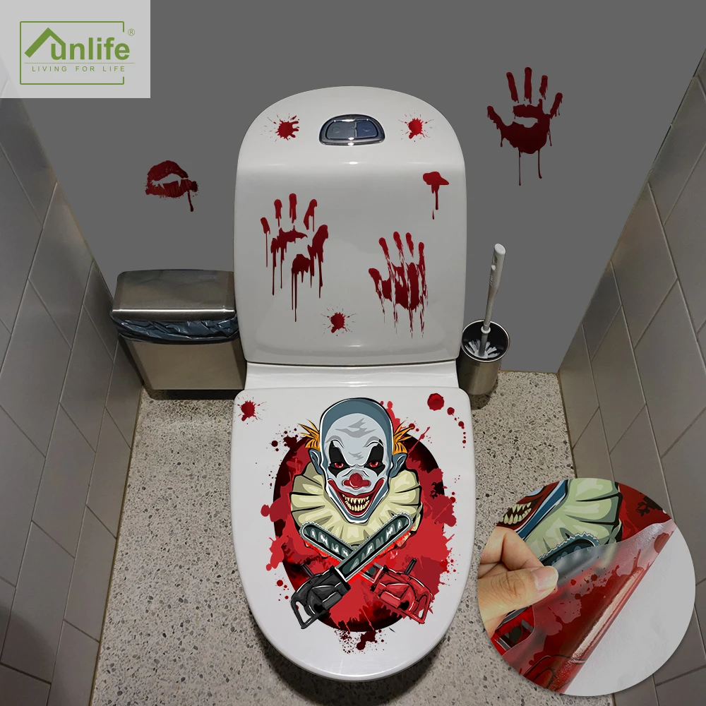 Funlife® Clown with Saw Party Decor DIY Toilet Seat Stickers Self-Adhesive Bathroom Toilet Stickers Waterproof PVC Wall Stickers
Funlife® Clown with Saw Party Decor DIY Toilet Seat Stickers Self-Adhesive Bathroom Toilet Stickers Waterproof PVC Wall Stickers