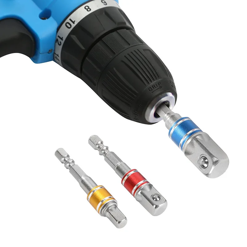 Colorful 3pcs/Set Hexagonal Shank Square Head Socket Extension Bar 1/2 1/4 3/8 Universal Sleeve Connecting Rod 6.35 mm AA-9527
Colorful 3pcs/Set Hexagonal Shank Square Head Socket Extension Bar 1/2 1/4 3/8 Universal Sleeve Connecting Rod 6.35 mm AA-9527