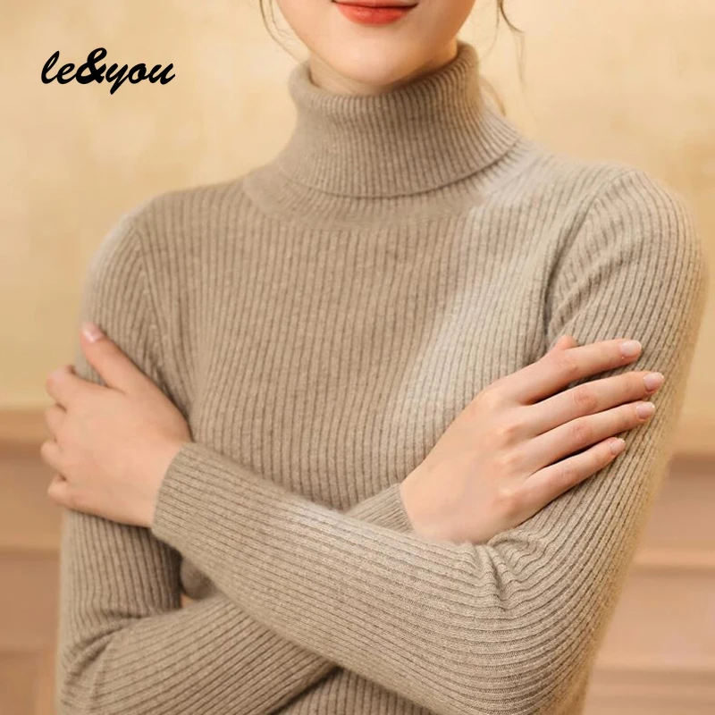 LE&YOU 2021 Autumn Winter Turn-down Collar Sweaters Basic Casual Slim Long Sleeve Pullover Knitted Sweater Jumper Soft Warm Pull
LE&YOU 2021 Autumn Winter Turn-down Collar Sweaters Basic Casual Slim Long Sleeve Pullover Knitted Sweater Jumper Soft Warm Pull