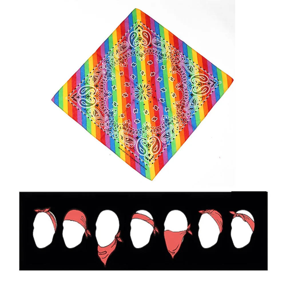 Unisex Square Scarf Rainbow Bandana Stripe Paisley Print Head Wrap Headbands Wristband For Party Festival Celebration Parade
Unisex Square Scarf Rainbow Bandana Stripe Paisley Print Head Wrap Headbands Wristband For Party Festival Celebration Parade
