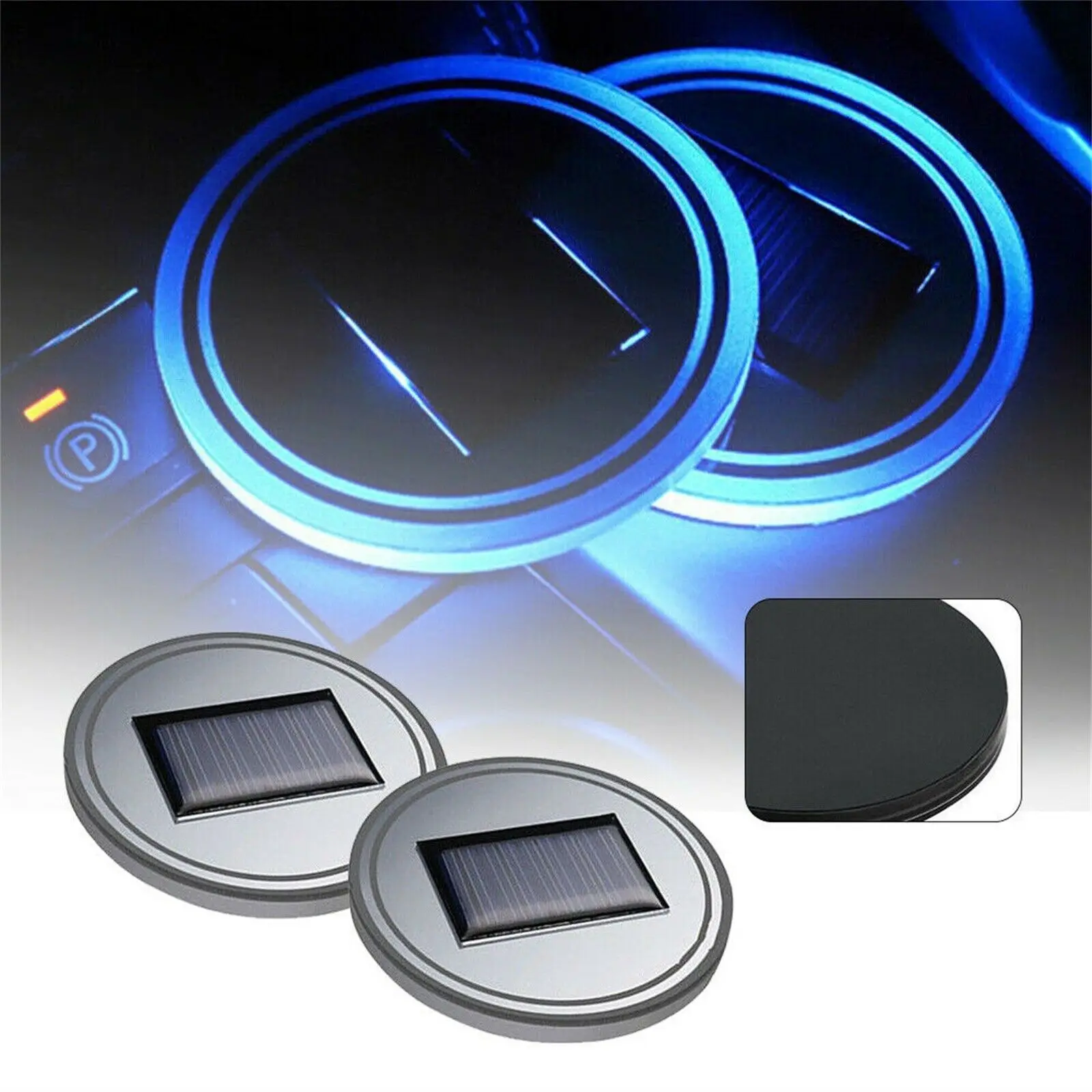 Universal LED Solar Powered Car Cup Coaster Auto Bottle Mat Pad Holder Light Colorful Lamp Drink Coaster Interior Atmosphere Dec
Universal LED Solar Powered Car Cup Coaster Auto Bottle Mat Pad Holder Light Colorful Lamp Drink Coaster Interior Atmosphere Dec