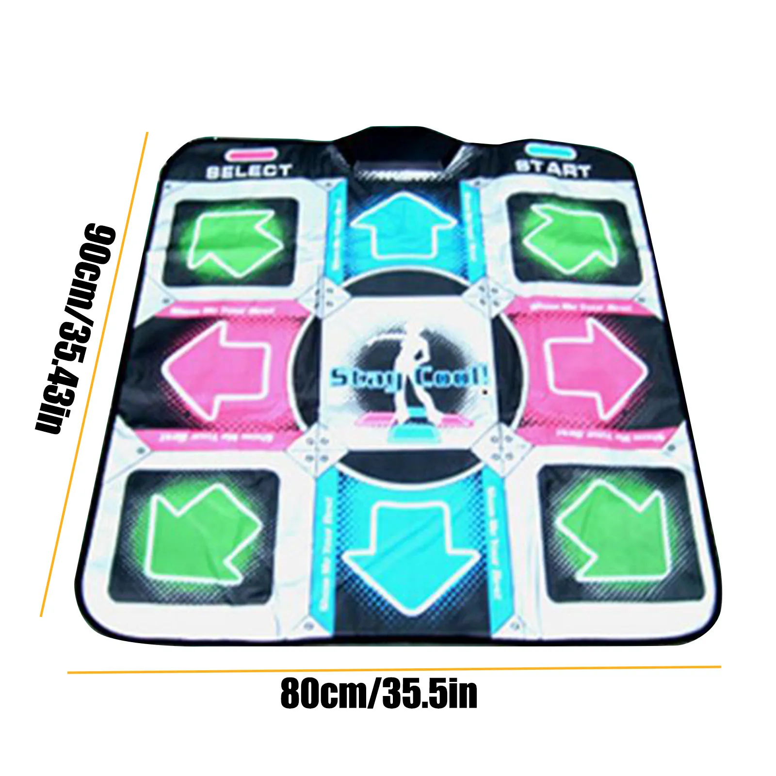 Love Dancing Mat Non-slip Dancers Mat Cushion Feeling Game Yoga Game Blanket Fun Toy For Safe Exercise At Home Game Carpet
Love Dancing Mat Non-slip Dancers Mat Cushion Feeling Game Yoga Game Blanket Fun Toy For Safe Exercise At Home Game Carpet