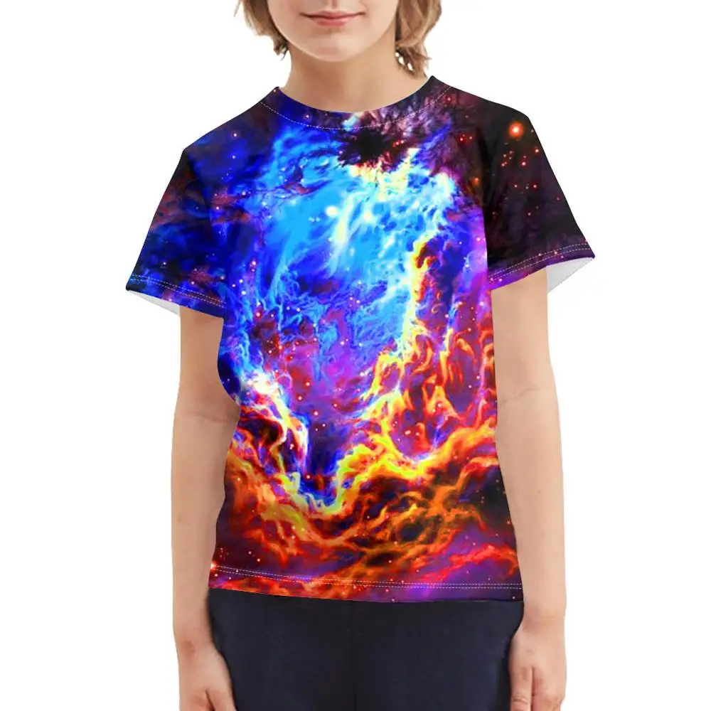 Galaxy Space Flame Wolf Print Casual Kids T-Shirt O-neck Clothes Children's Short-Sleeve Tops for Boys Clothing
Galaxy Space Flame Wolf Print Casual Kids T-Shirt O-neck Clothes Children's Short-Sleeve Tops for Boys Clothing