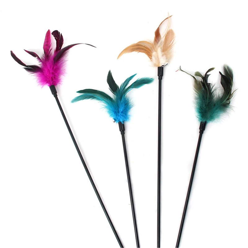 Random Color Cat Feather Toy Cat Stick With Bell Cat Feather Teaser Wand Pet Kitten Interactive Toy Cat Training Toy Pet Supply
Random Color Cat Feather Toy Cat Stick With Bell Cat Feather Teaser Wand Pet Kitten Interactive Toy Cat Training Toy Pet Supply