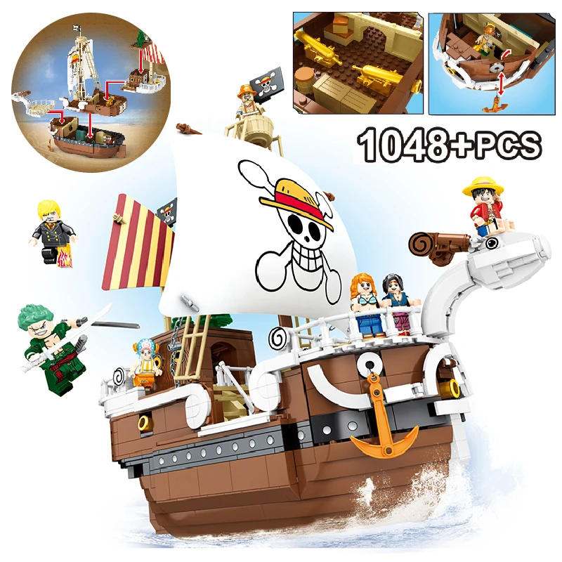 Lepining Straw Hat Pirates Mermaid Pirate Sunny Ship Blocks Techinc Original One Pieces Lepinblcoks Kid Toys For Children
Lepining Straw Hat Pirates Mermaid Pirate Sunny Ship Blocks Techinc Original One Pieces Lepinblcoks Kid Toys For Children
