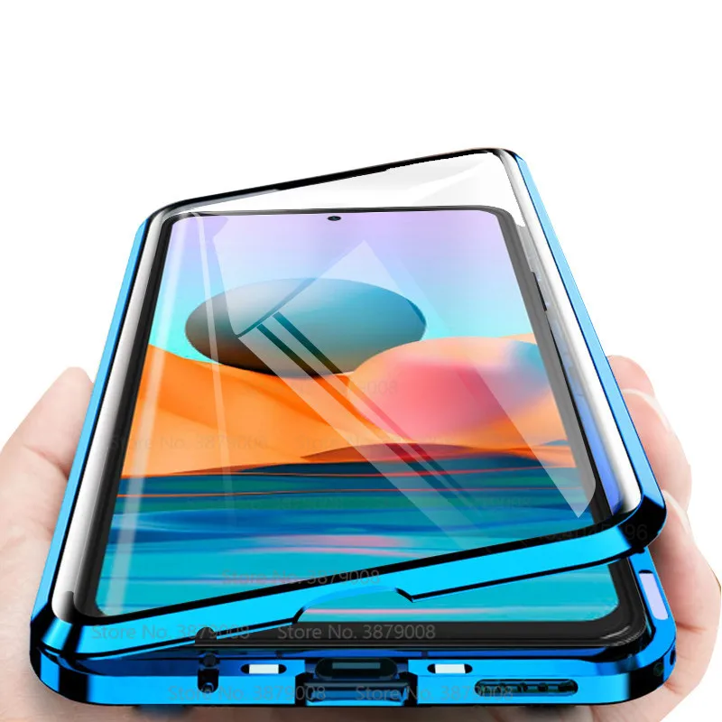Магнитный флип-чехол на 360 ° для Xiaomi Redmi Note 10 Pro Note10 4G 10Pro 10s, двухсторонний стеклянный абсорбирующий бампер с металлическими краями
Магнитный флип-чехол на 360 ° для Xiaomi Redmi Note 10 Pro Note10 4G 10Pro 10s, двухсторонний стеклянный абсорбирующий бампер с металлическими краями